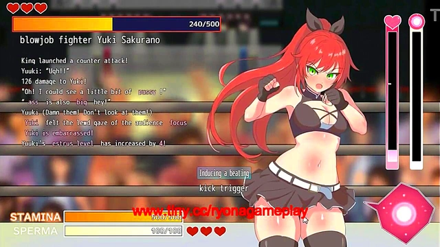 Cute lady having sex in Princess burst hentai game new gameplay