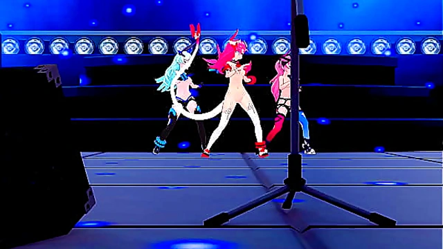 Honkai Impact: [MMD] Follow the Leader - girls (Rozaliya'Liliya'Delta)