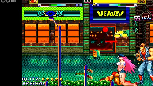 Cute lady in sex in Streets of ryona new hentai game