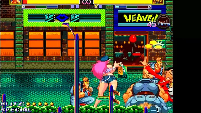 Cute lady in sex in Streets of ryona new hentai game