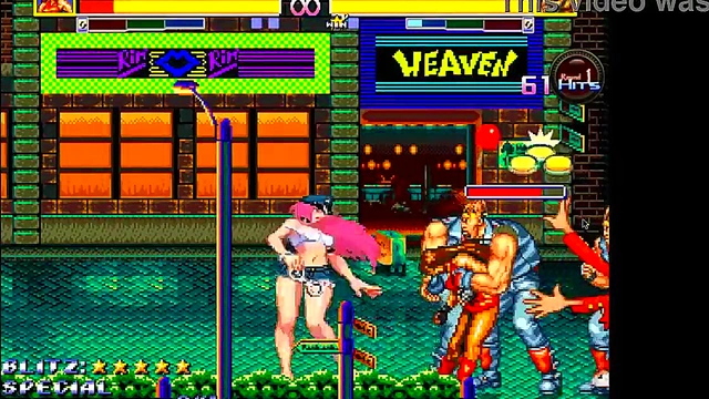 Cute lady in sex in Streets of ryona new hentai game