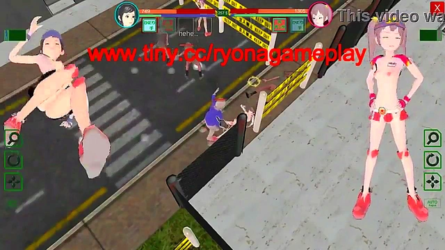 2 female guards has sex with men in Future Suppanuki pol hentai game video