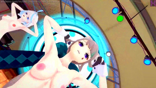 Genshin impact: [MMD] Chung Ha - Gotta go (Lynette'Furina'Arlecchino)