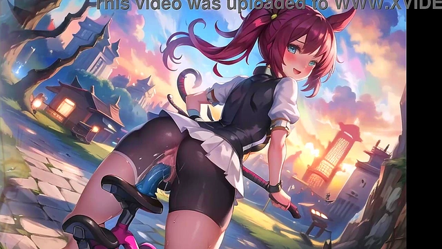 In a town without men but in need (with pussy masturbation ASMR sound!) Uncensored Hentai