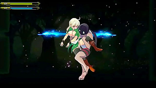 Man having sex with cute ladies in StepUncle pantyhose new hentai game video