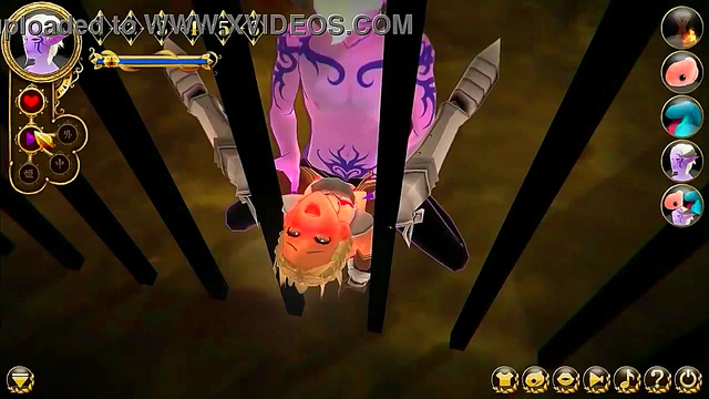 Cute princess has sex with a man in Princess knight rucimia hentai porn game