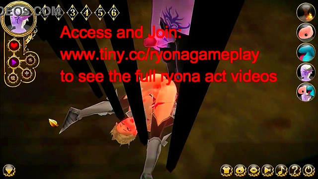 Cute princess has sex with a man in Princess knight rucimia hentai porn game