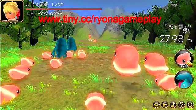 Cute princess has sex with a man in Princess knight rucimia hentai porn game