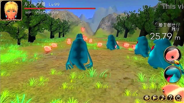 Cute princess has sex with a man in Princess knight rucimia hentai porn game