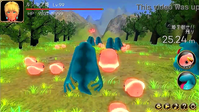 Cute princess has sex with a man in Princess knight rucimia hentai porn game