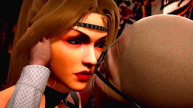 Rachel save old man and fuck in alley