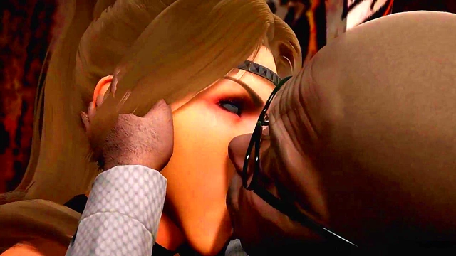 Rachel save old man and fuck in alley