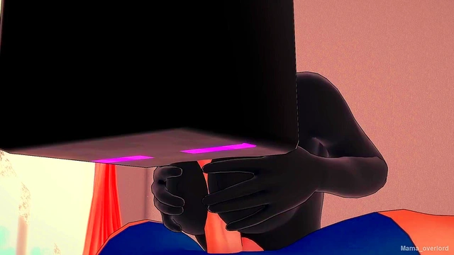 Enderman dressed girlfriend wants to have fun fucking (hentai)