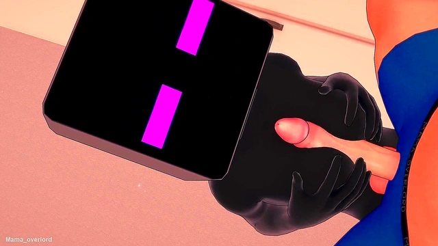 Enderman dressed girlfriend wants to have fun fucking (hentai)