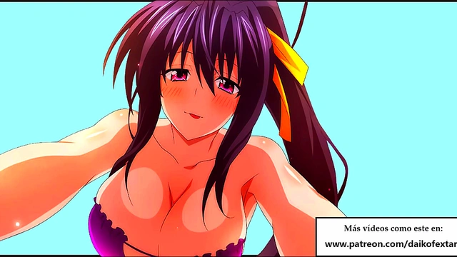 Audio JOI hentai with Akeno from Dx D She laughs at your penis