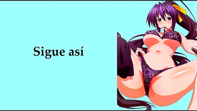 Audio JOI hentai with Akeno from Dx D She laughs at your penis