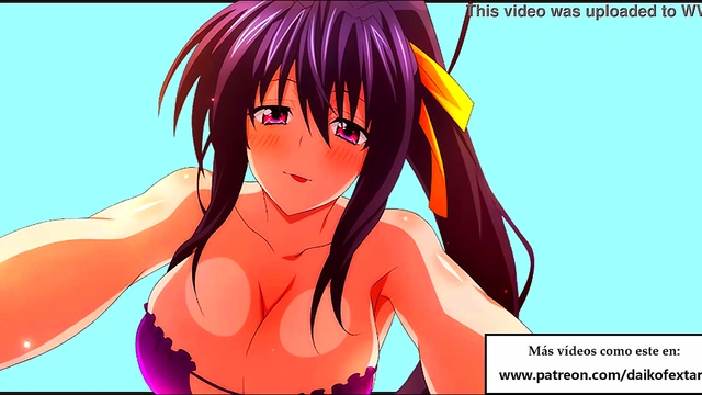 Audio JOI hentai with Akeno from Dx D She laughs at your penis