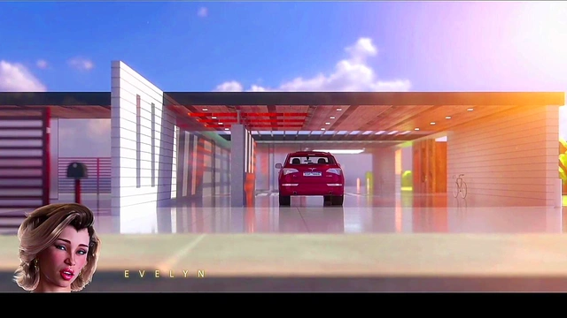 My MILF Stepmom Stuck in the Garage - 3D Hentai Animated Porn - APOCALUST