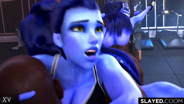 Training with Widowmaker [Overwatch Hentai 3D]