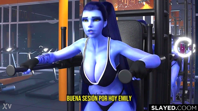 Training with Widowmaker [Overwatch Hentai 3D]