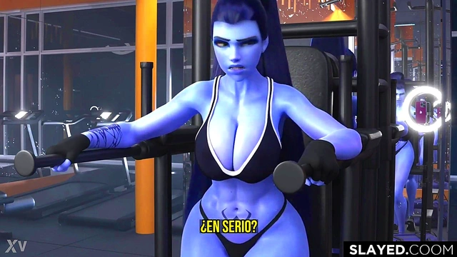 Training with Widowmaker [Overwatch Hentai 3D]