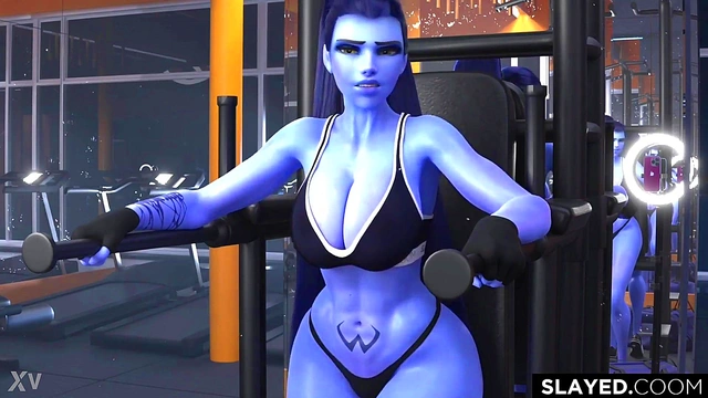 Training with Widowmaker [Overwatch Hentai 3D]