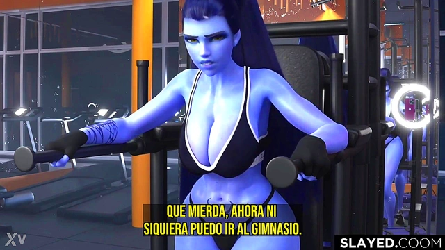 Training with Widowmaker [Overwatch Hentai 3D]