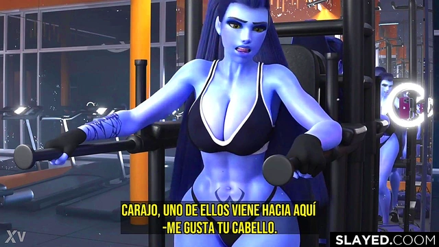 Training with Widowmaker [Overwatch Hentai 3D]