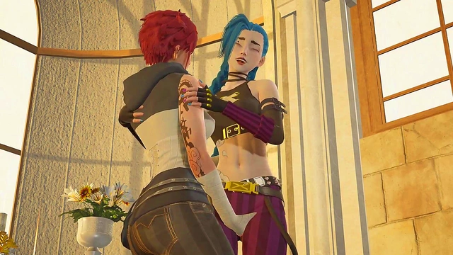 Arcane - Vi and Jinx Lesbian Sex [4K'60FPS'3D Hentai Game'Uncensored'Ultra Settings]
