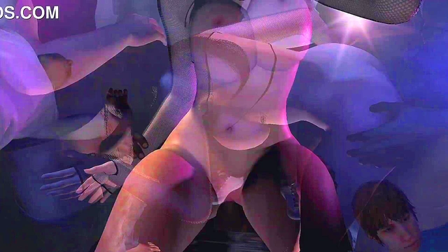 Fucked hot pussy at the club l Group sex 3D animation Hentai