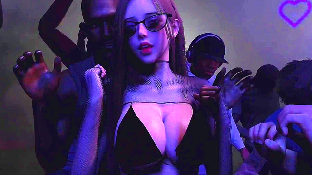 Fucked hot pussy at the club l Group sex 3D animation Hentai