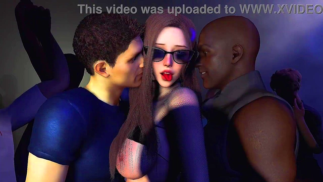 Fucked hot pussy at the club l Group sex 3D animation Hentai
