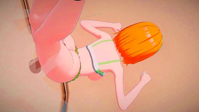 Sex with moaning Yotsuba Nakano - 3D Hentai