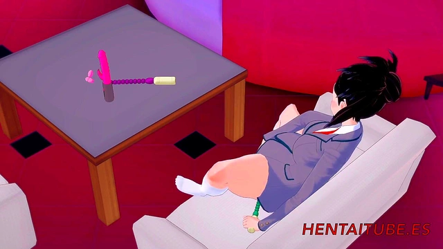 Boku No Hero Hentai 3D - Momo Yoyorozu Fingering and Squirt - Anime Manga Porn Japanese