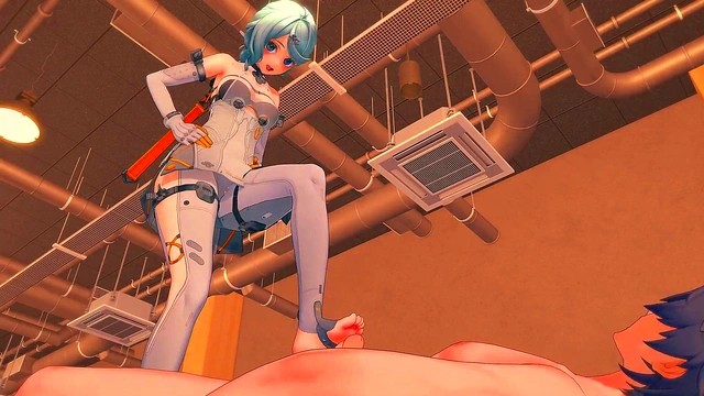 Zenless Zone Zero - Footjob Seed in Gym [3D Hentai'4K 60FPS'Uncensored]