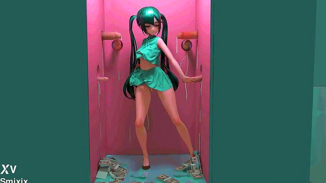 Genshin Impact Mona Glory Hole Room Hentai Gangbang Undress Sex And Dance Mmd 3D Clear