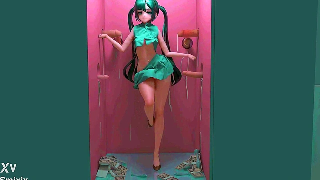 Genshin Impact Mona Glory Hole Room Hentai Gangbang Undress Sex And Dance Mmd 3D Clear