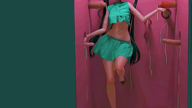 Genshin Impact Mona Glory Hole Room Hentai Gangbang Undress Sex And Dance Mmd 3D Clear