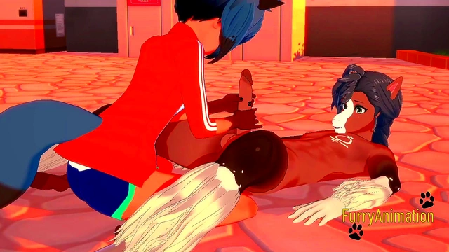 BNA Hentai 3D - Michiru suck and is fucking to a - Anime Yiff Manga Japanese