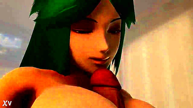 3D Hentai Huge Tits and Huge Ass Babe Sucks Cock'Titfucks'Rides'and Creampied