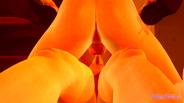 Miraculous Ladybug Hentai 3D - double penetration with creampie both in her pussy -