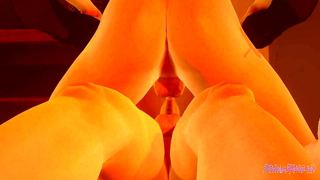 Miraculous Ladybug Hentai 3D - double penetration with creampie both in her pussy -