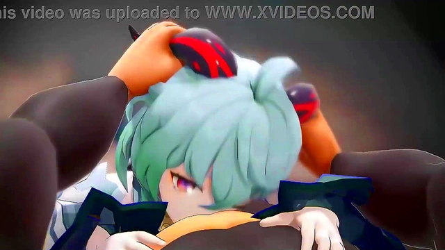 Genshin Impact Ganyu Blowjob Hentai Hard Oral Sex Horn Grab Shake Facial Cumshot Mmd 3D