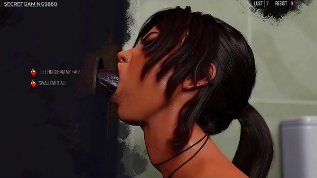 Croft Adventures 03 Developed By Pix DES - BBC Glory Hole Busty Slut BBC Blowjob