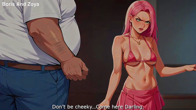 Young tiny small stepdaughter hummiliated by her old fat ugly stepfather