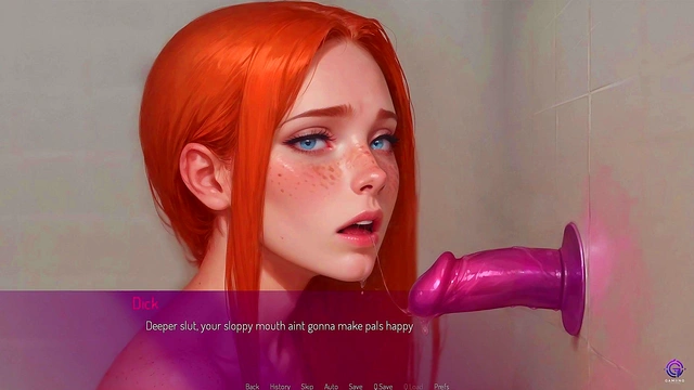 My Redhead Wife Trying Rough Deepthroat Live Online - 3D Hentai Animated Porn - Mila Ai