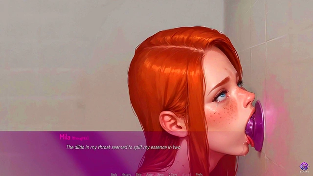 My Redhead Wife Trying Rough Deepthroat Live Online - 3D Hentai Animated Porn - Mila Ai