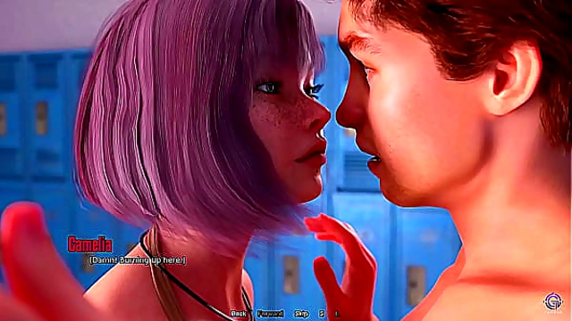 Watching My Teacher's Big Ass at the Class - 3D Hentai Animated Porn - Life in Santa