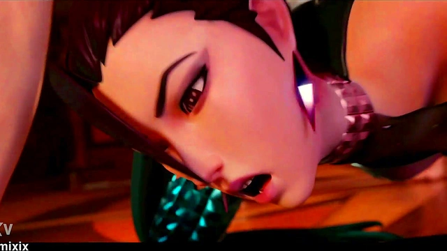 League of Legends Kaisa KDA Hentai Full Animation Threesome Hard Sex 3D Porn Red Hair