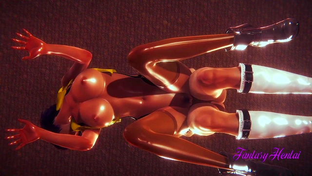 Cowboy Bebop Hentai 3D - Faye Valentine blowjob with cum in her mouth and fucking her